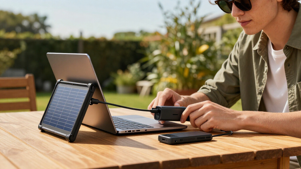 solar-powered laptop chargers