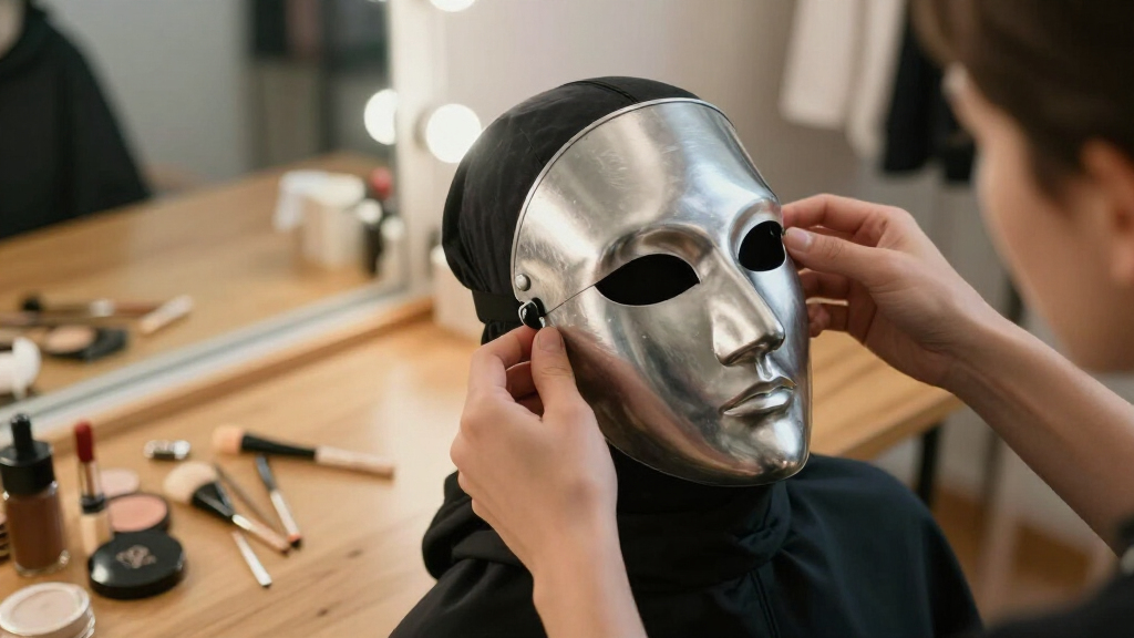 met gala fullface visor mask