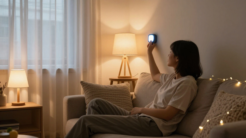 calming evening lights