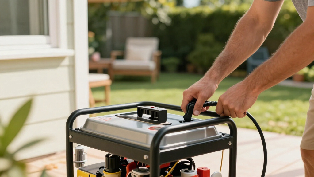 manual transfer switch for portable generator