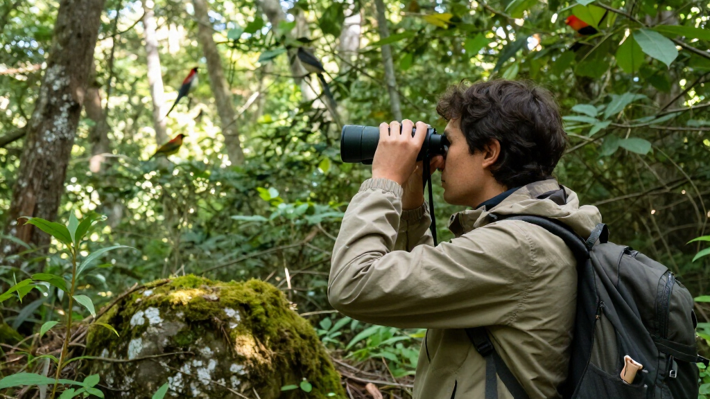 compact birdwatching binoculars