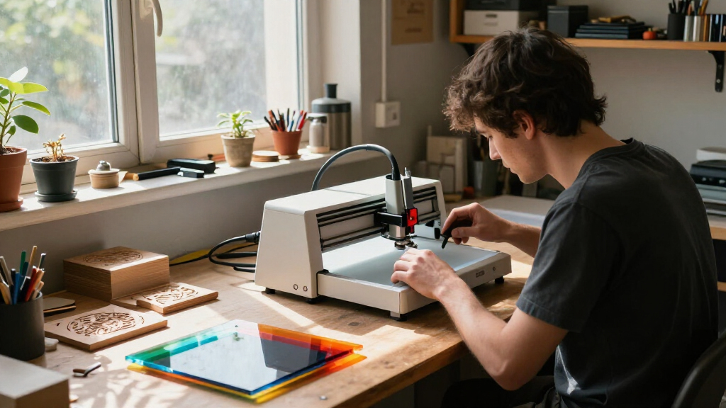 enclosed co2 laser engraver for makers