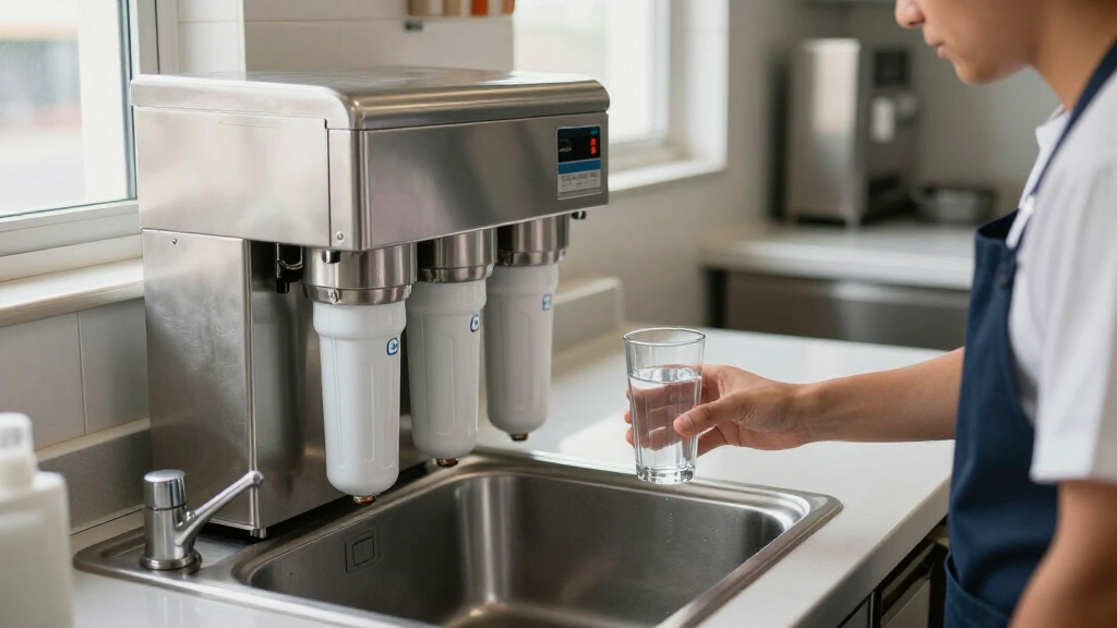 commercial water filtration system for restaurant