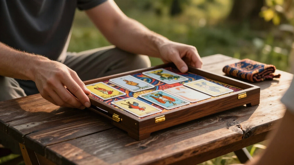 best professional tarot reading table foldable