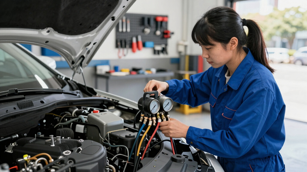 automotive ac machine