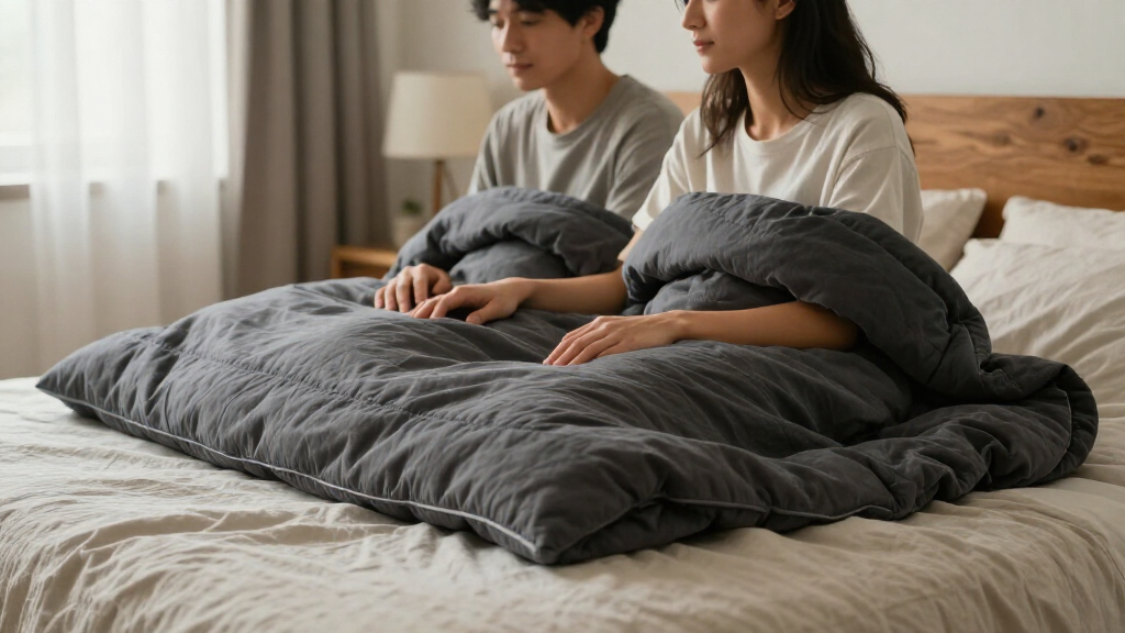 couples weighted blankets