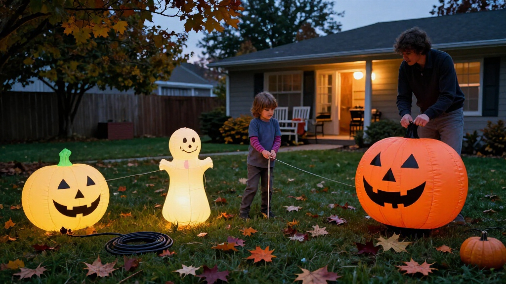 outdoor halloween inflatables