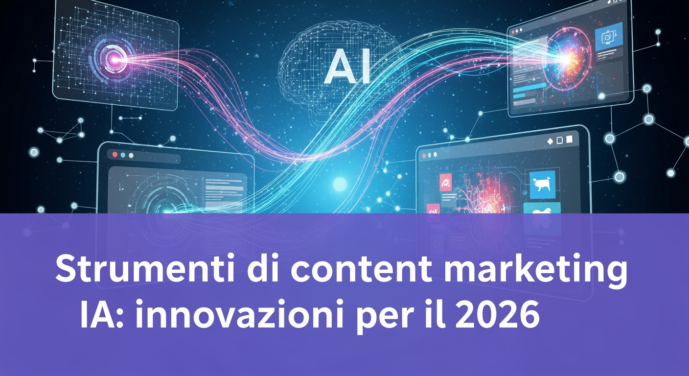 Strumenti di content marketing IA: innovazioni per il 2026