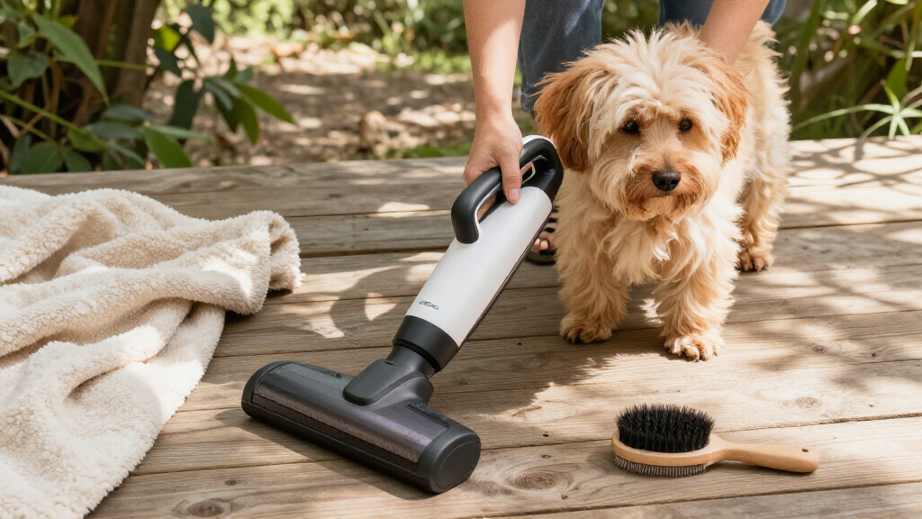 dog grooming vacuum kit