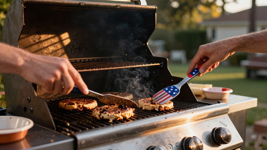 patriotic grilling tools