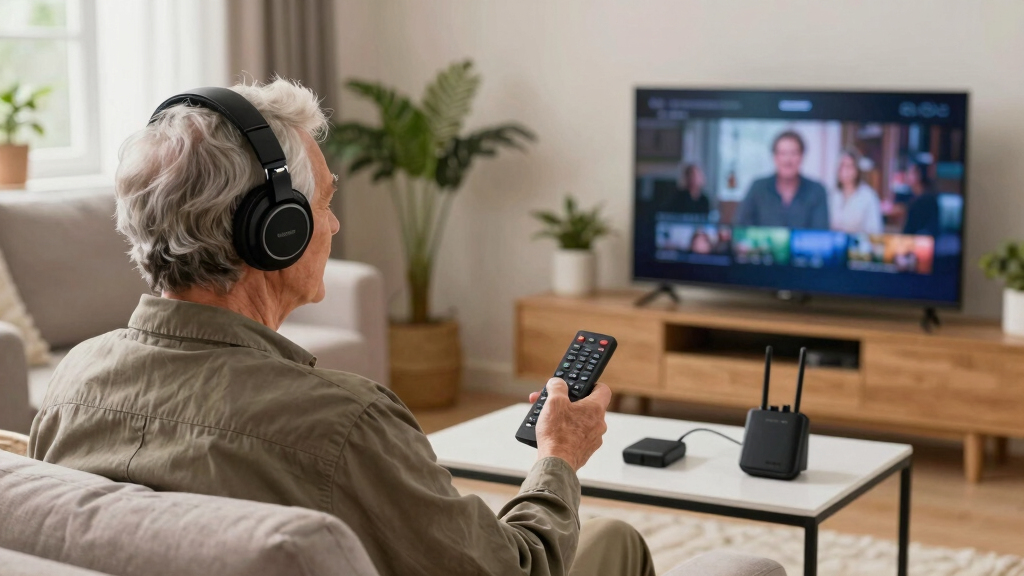 wireless tv listening system for seniors