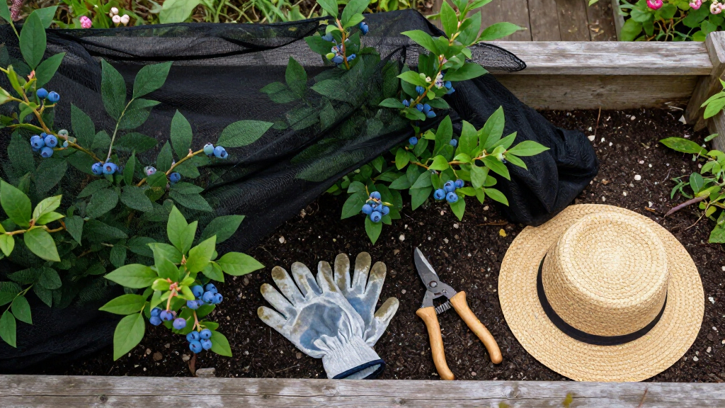best bird netting for blueberry bushes