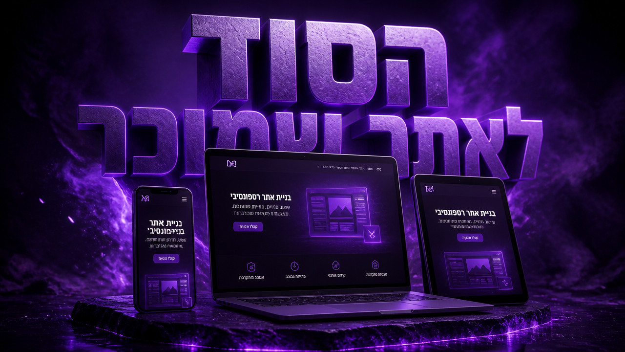 בניית אתר רספונסיבי שמייצר לידים בלי להסתמך על מנוי