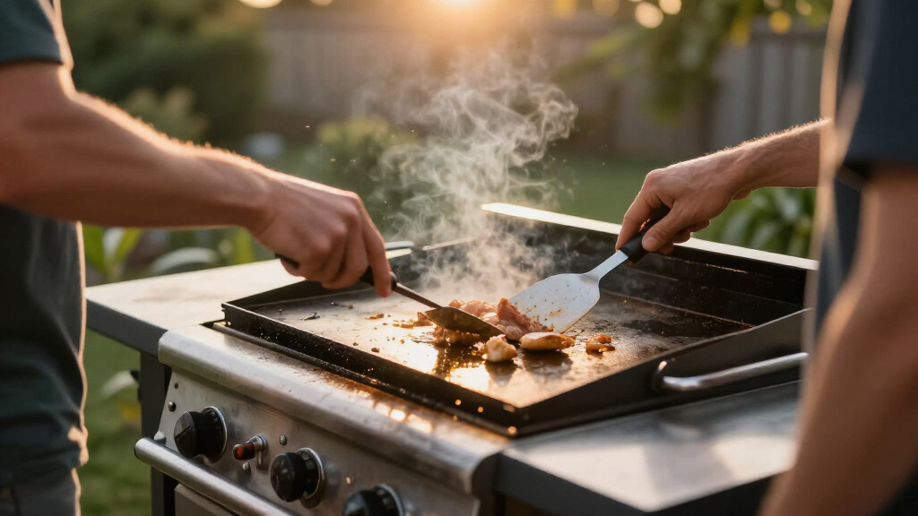 outdoor griddle flat top grill