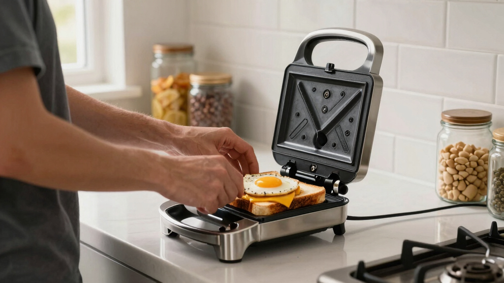 electric breakfast sandwich maker