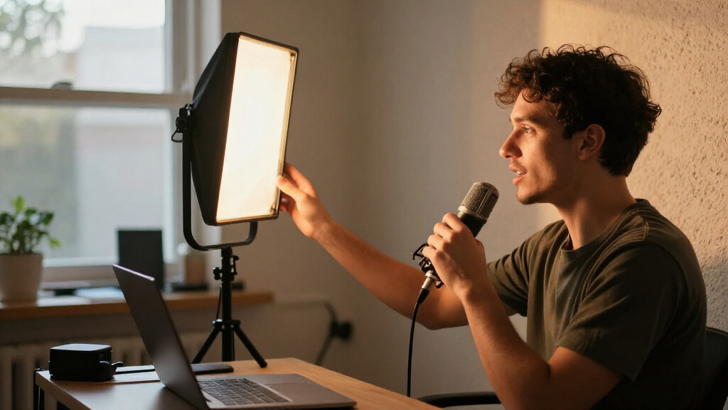 portable podcast lighting kits