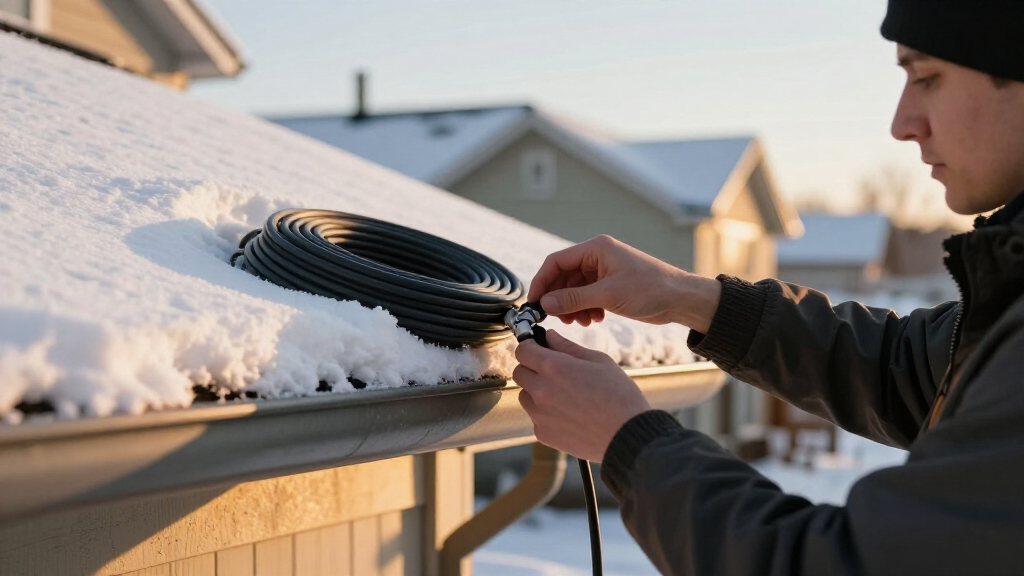 gutter de icing cables