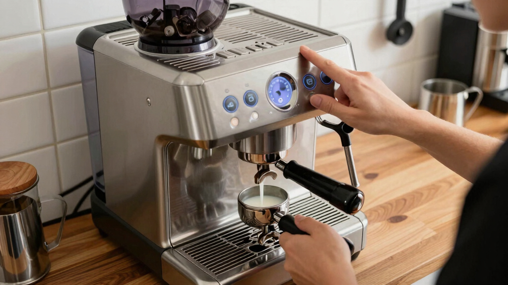 best espresso machine with built in grinder with automatic milk frothing