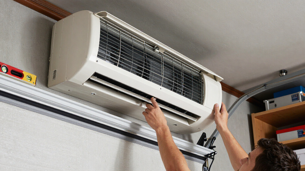 window air conditioner for a garage