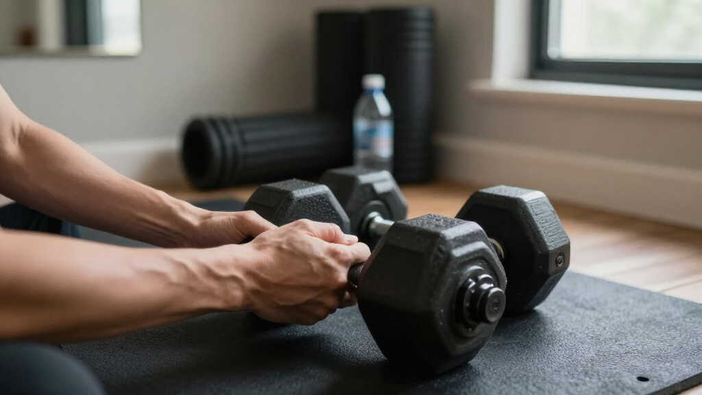 adjustable dumbbell set for compact gyms