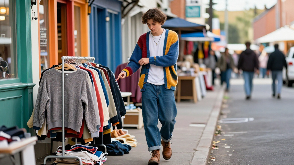 best colorful comfortable thrift fashion