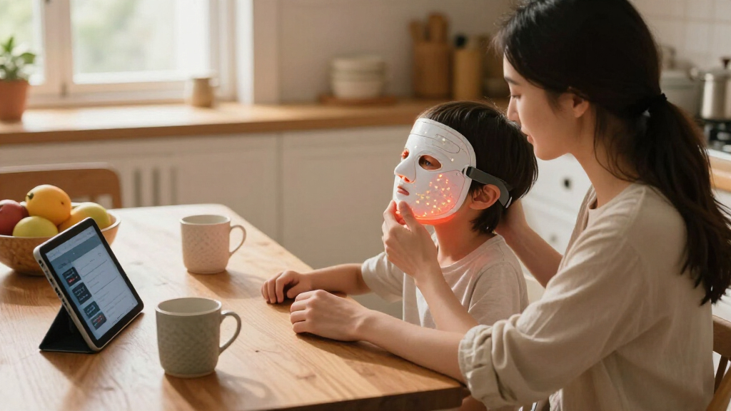 led mask light therapy