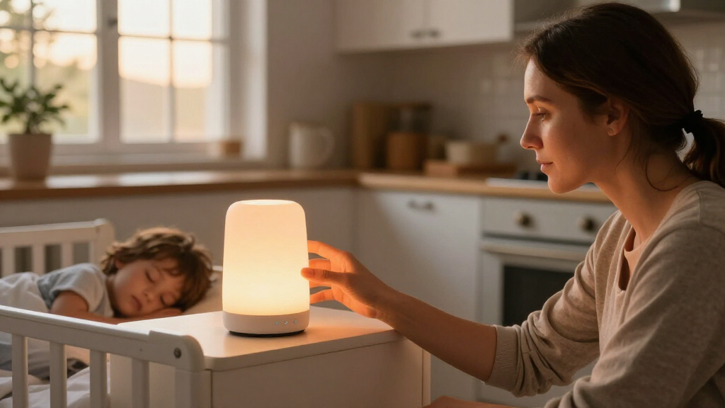 smart night lights with sleep training modes