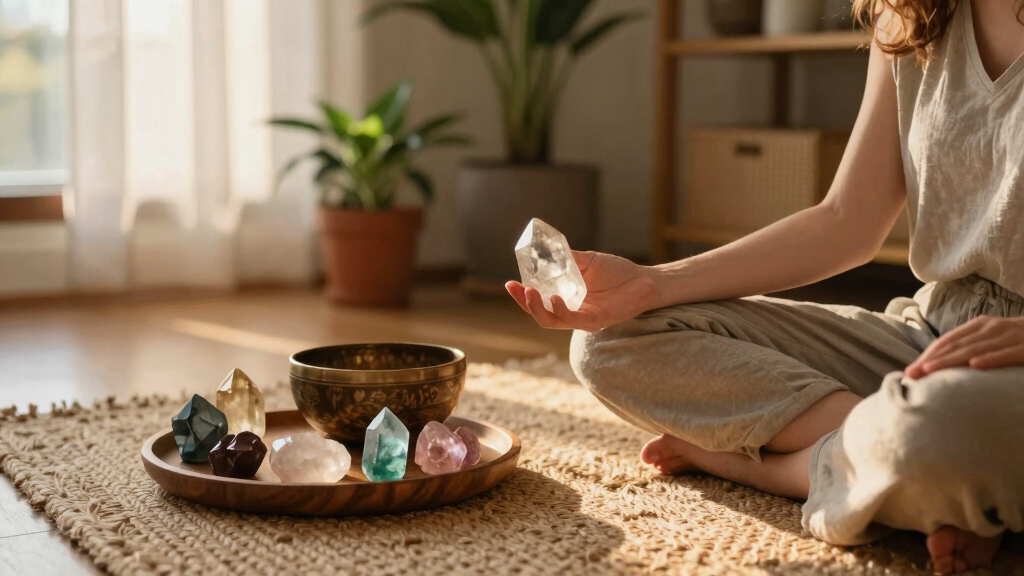 crystal healing meditation kits