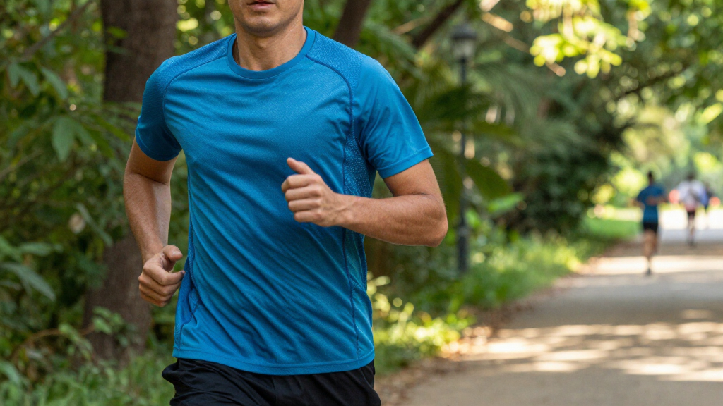 breathable mesh running tops