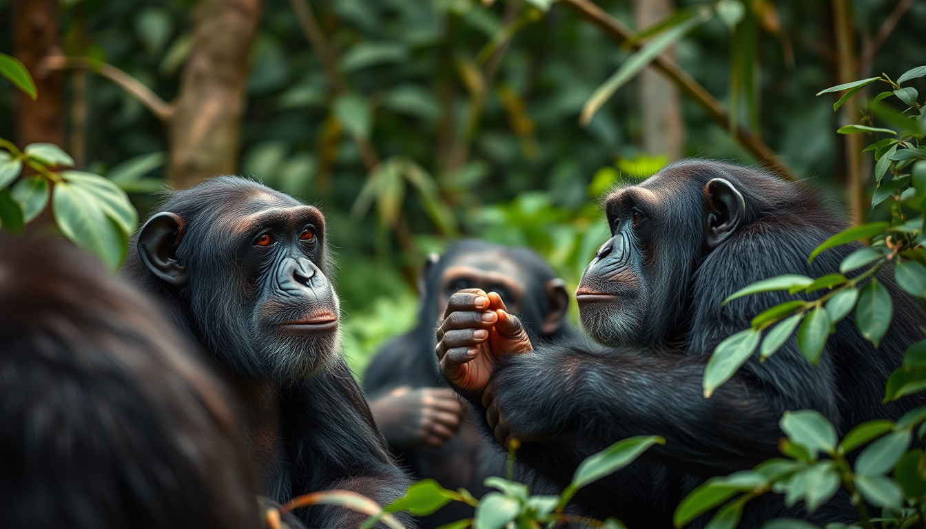 Analysis of Behavioral Changes in Chimpanzees