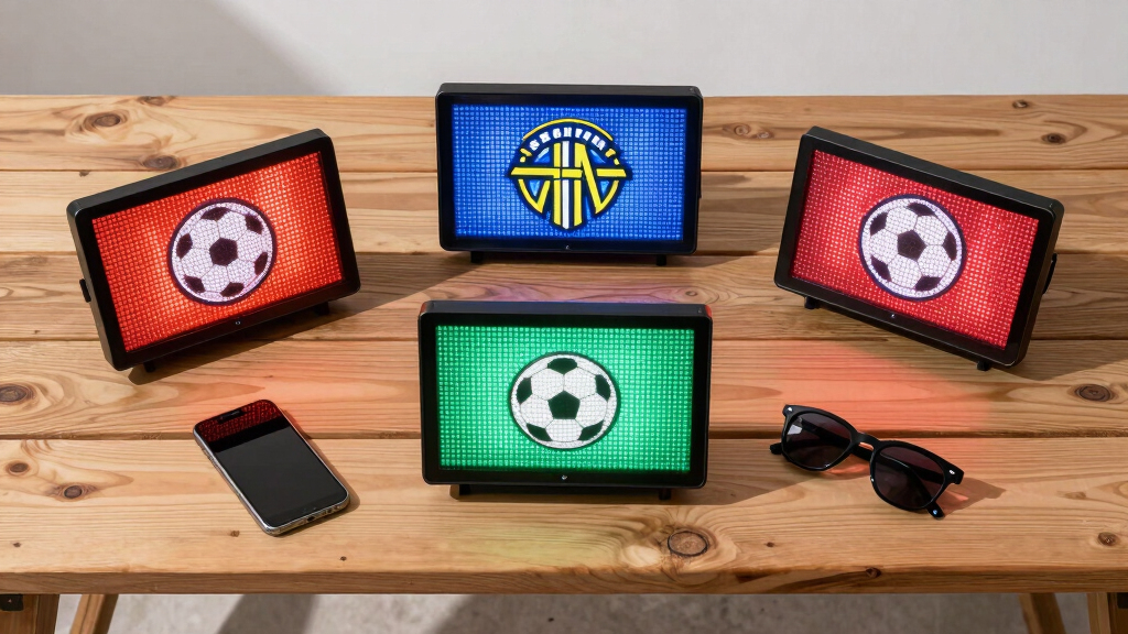 soccer fan LED light displays