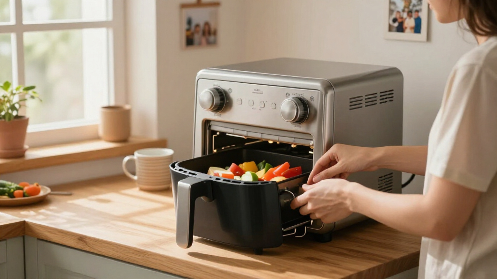 best air fryer toaster oven for single-parent dinners