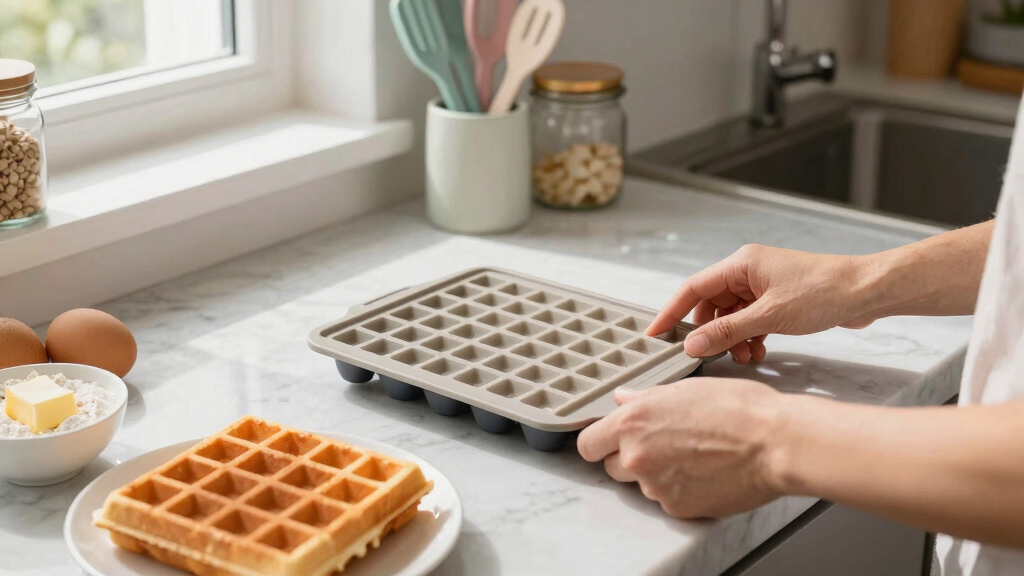 wafflepattern silicone mold
