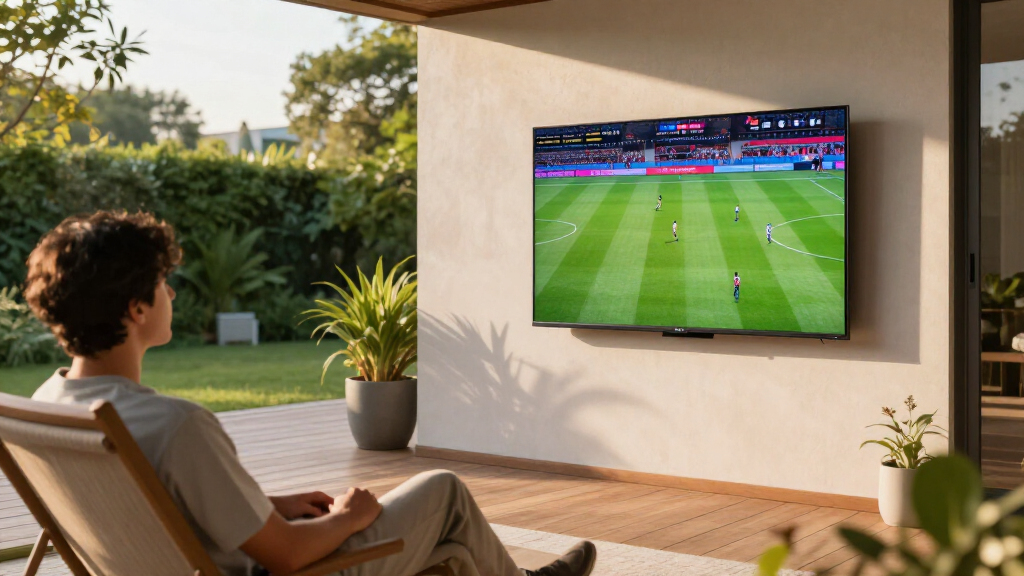 best full sun outdoor tv for game day