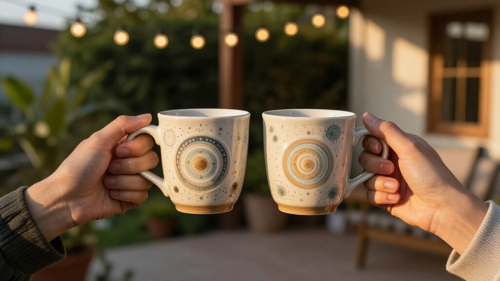 twin flame coffee mug set