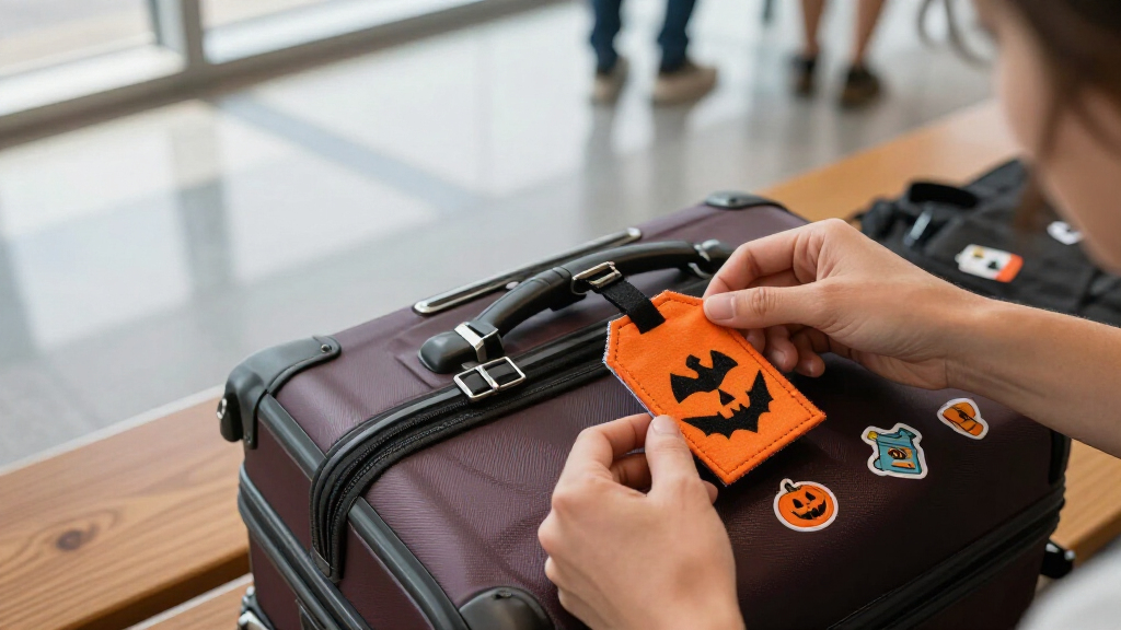 halloween luggage tags