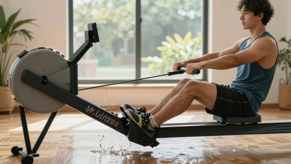 best rowing machine water