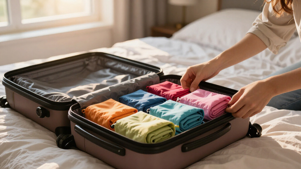 packing cubes for organized travel