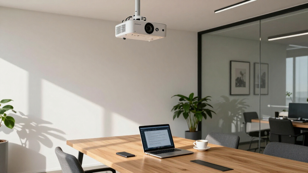 Short throw projector for small meeting room