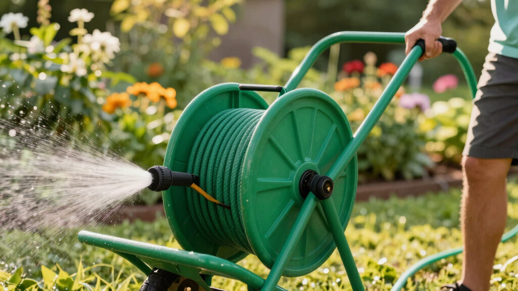 garden hose reel carts