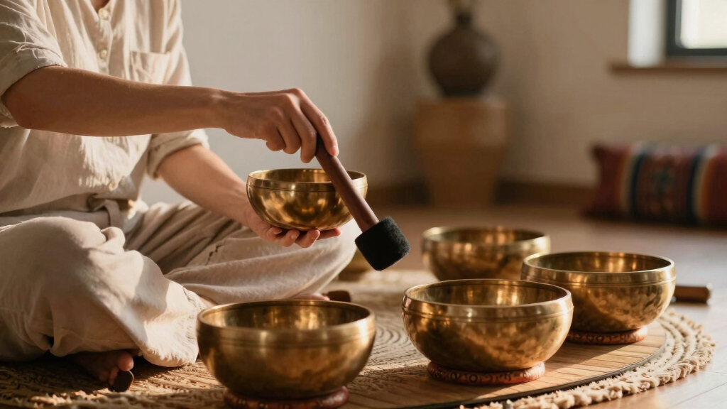 tibetan singing bowl sets