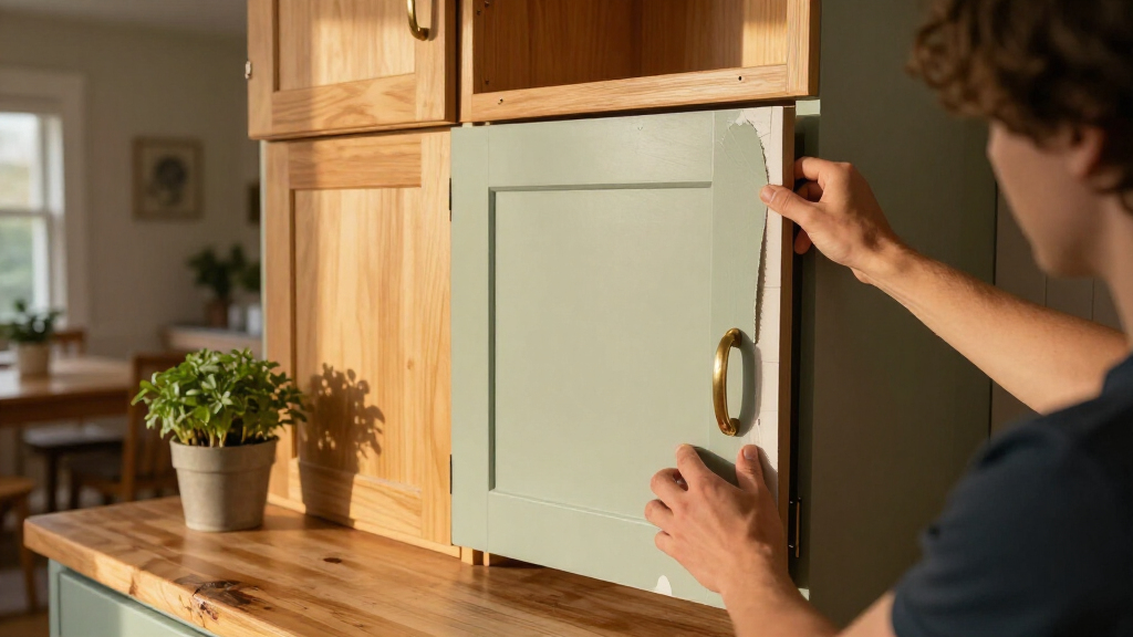 best renter-friendly cabinet makeovers