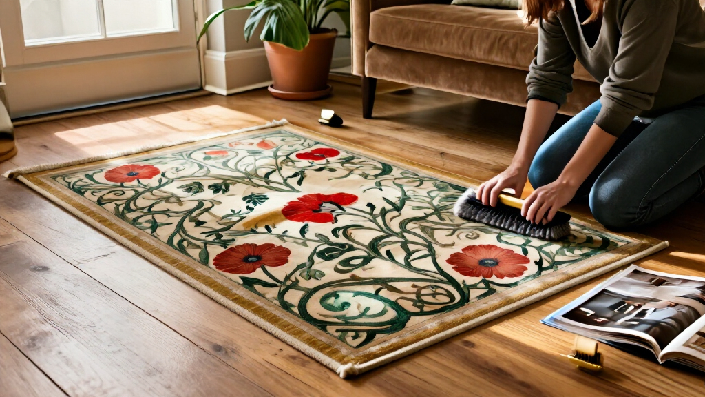 art nouveau style carpet