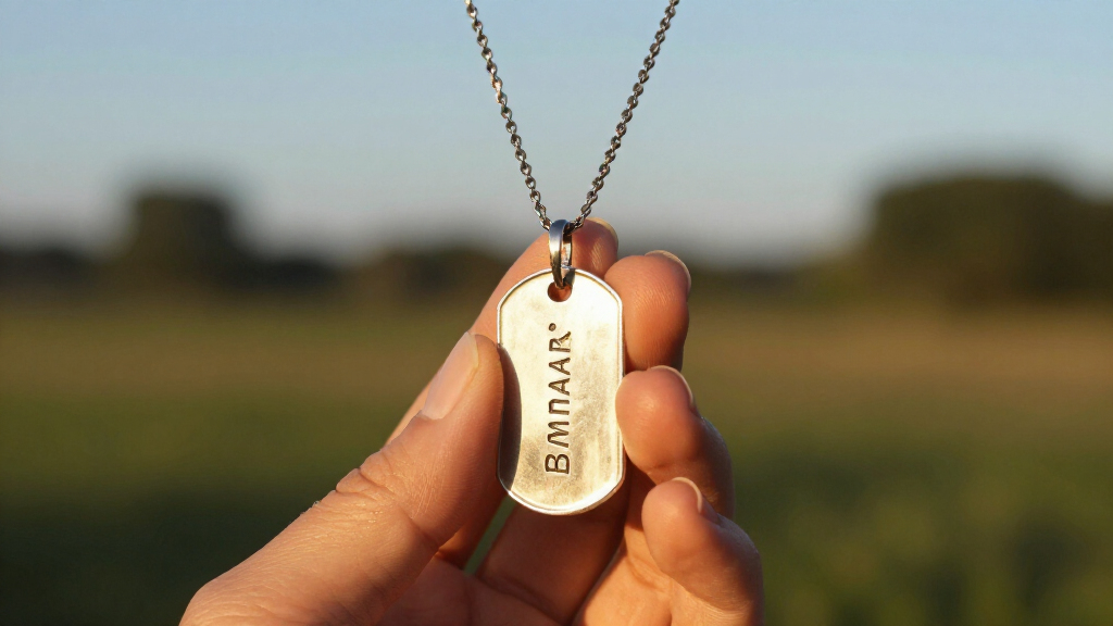 dad name necklace dog tag