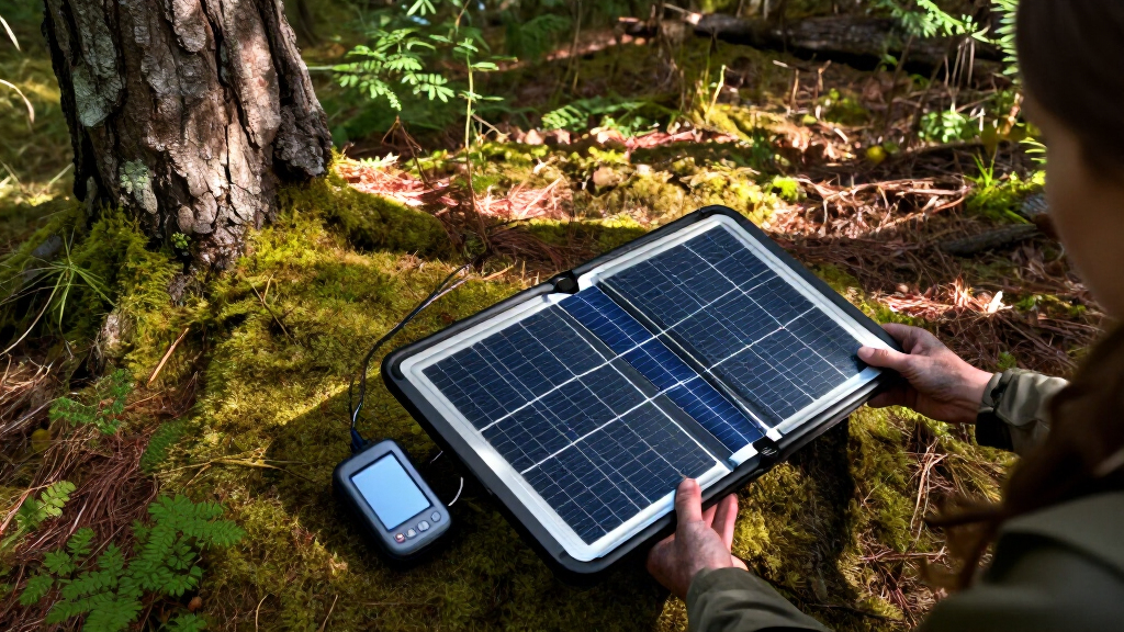 folding solar panel for hunting