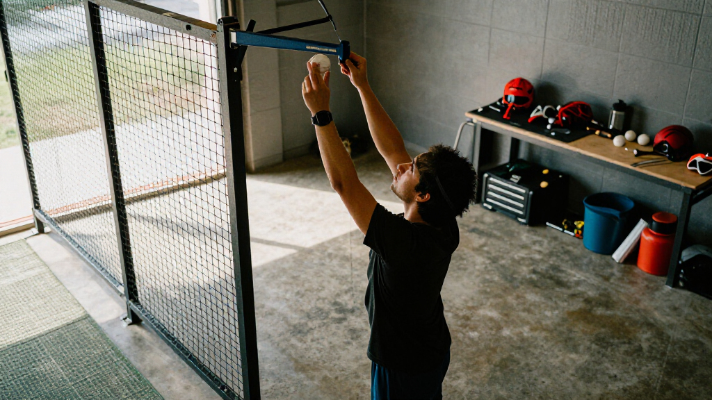 best pitching machine for garage practice cage
