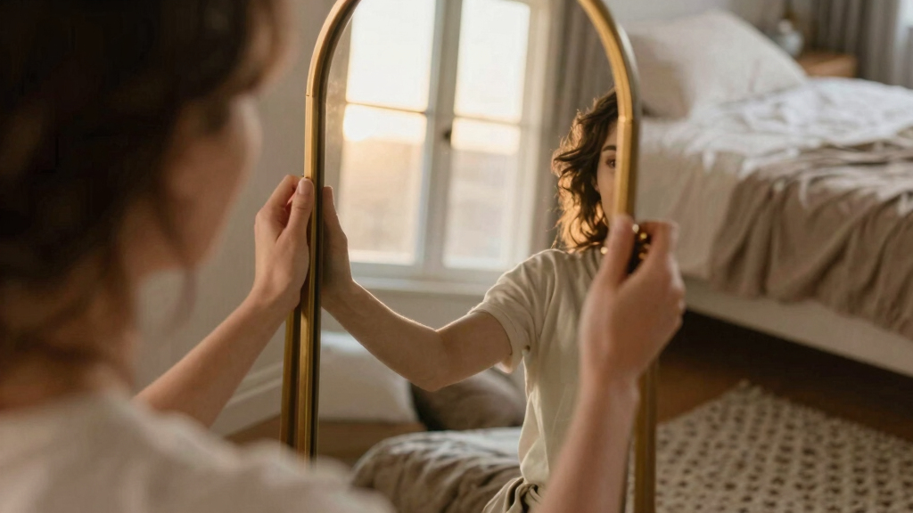 arched floor mirrors for bedroom styling