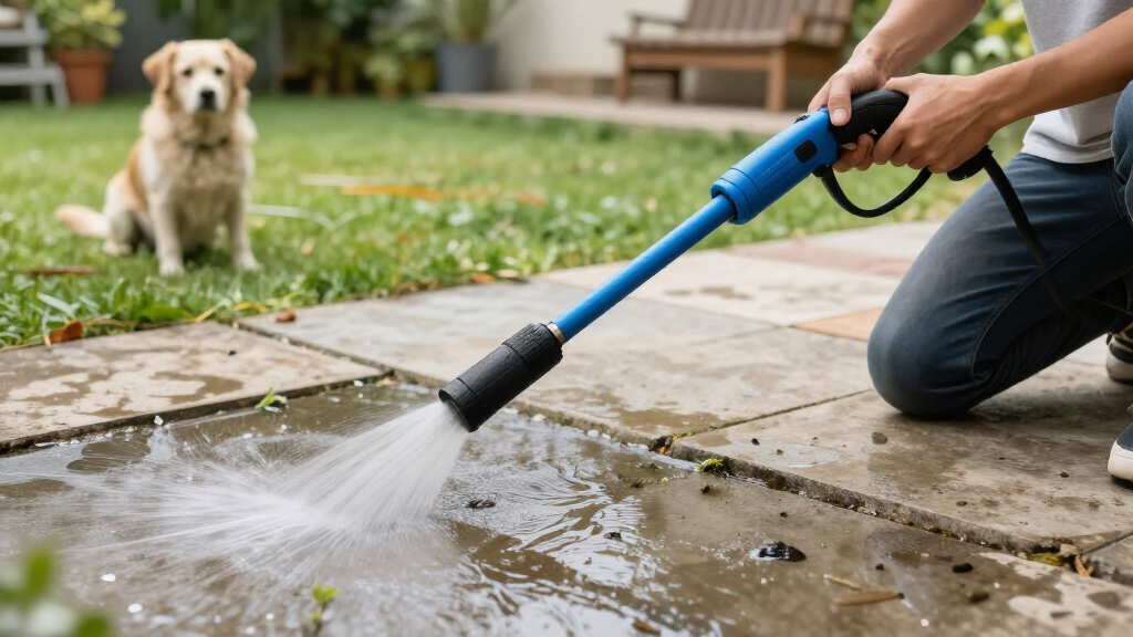 best pressure washer for patio dog-mess cleanup