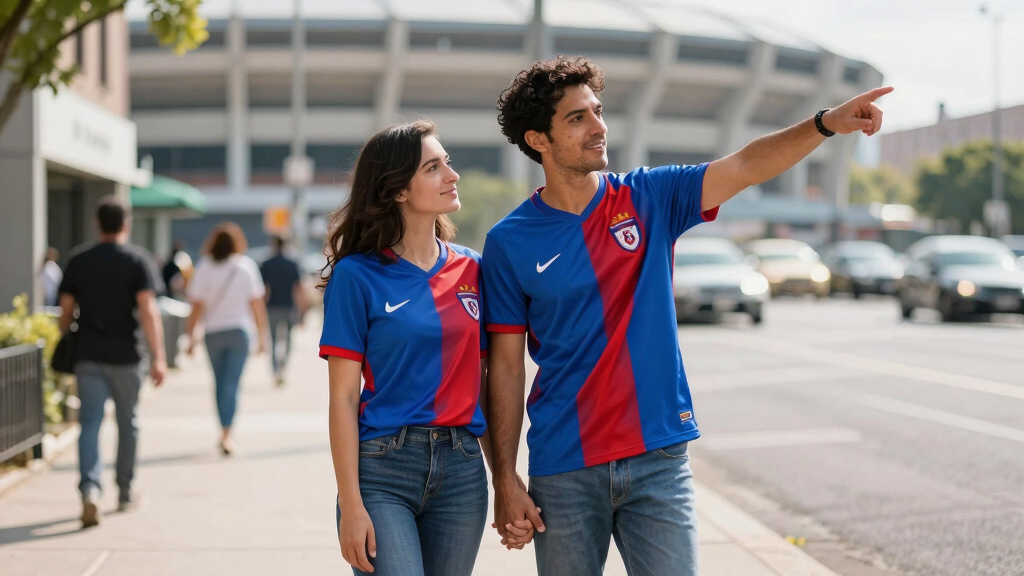 couples matching soccer jerseys