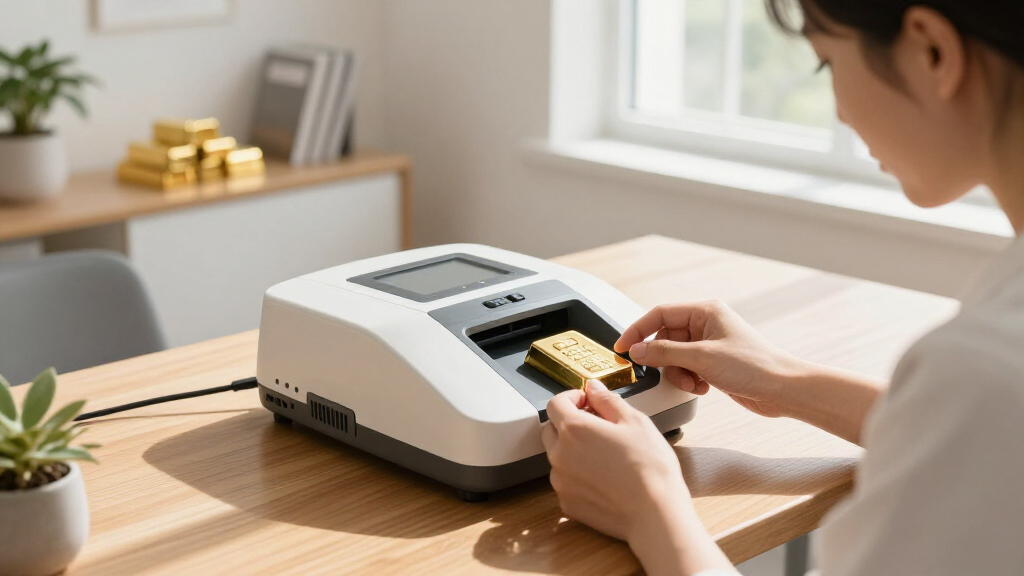 precious metals verifier machine for bullion